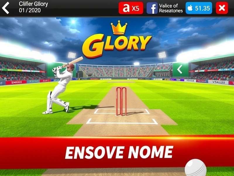 Cricket Glory Tournament Screen